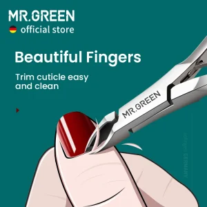MR.GREEN Cuticle Nippers Nail Manicure Trimmer Dead Skin Remover