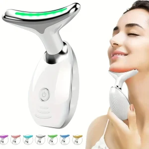7LED Color Vibrating Neck an Face Massager