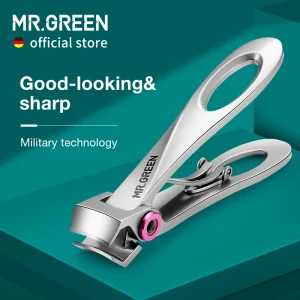 MR.GREEN Nail Clippers Stainless Steel Cutter Thick Hard Ingrown Toenail Scissors